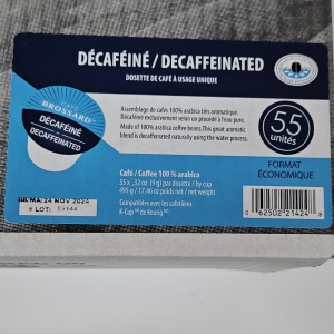Café décaféiné (55 dosettes)